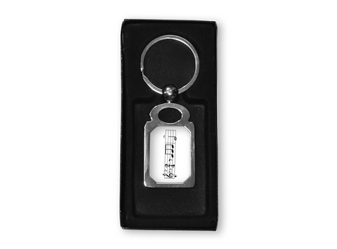 Beethoven 5th Symphony Metal Key Chain or Ring