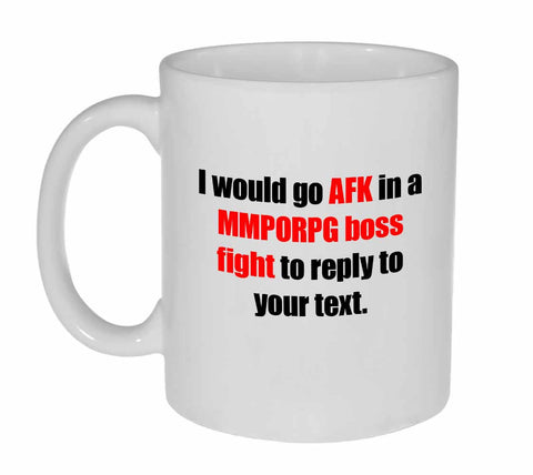 AFK in a Boss Fight Coffee or Tea Mug