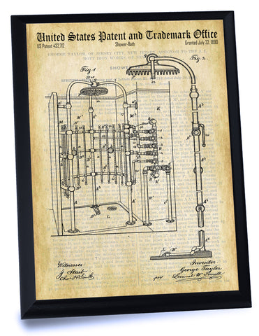 Shower Patent- Historic Bathroom Patents Series