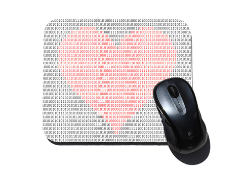 Binary Heart - mouse pad for geeks, nerds and scientists