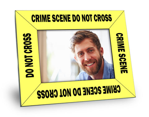 Crime Scene Tape Picture Frame