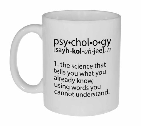 Psychology Definition Coffee or Tea Mug