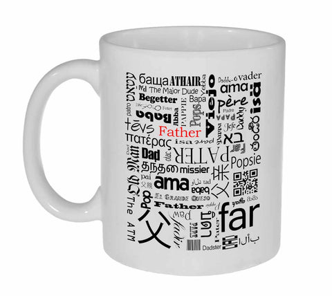 Father in Many Languages Coffee or Tea Mug