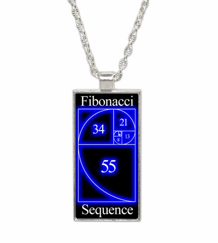 Fibonacci Golden Ratio  Pendant Necklace