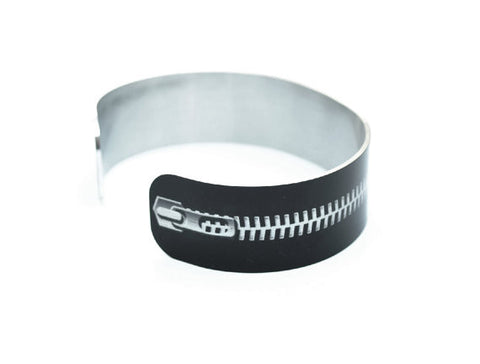 Metal Zipper Image Aluminum Geeky Bracelet Jewelry