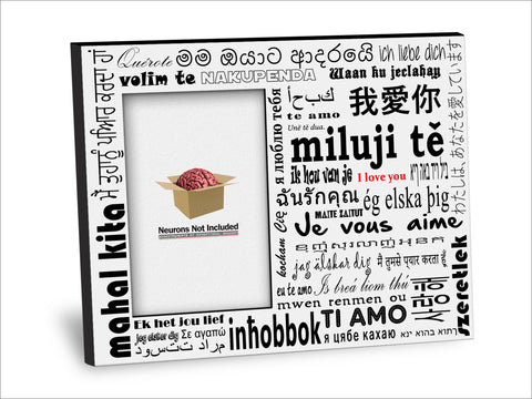 I Love You in Many Languages Picture Frame