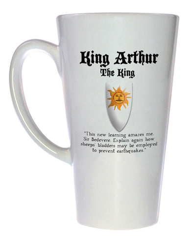 King Arthur Coffee or Tea Mug - Monty Python and the Holy Grail, Latte Size