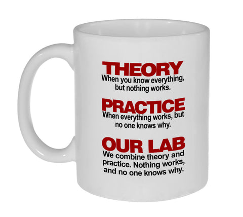 Theory and Practice Coffee or Tea Mug - 11oz