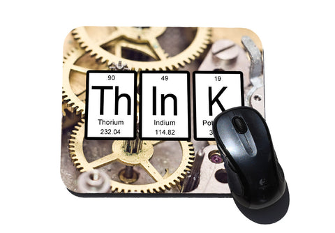 Think Periodic Table of Elements Mouse Pad