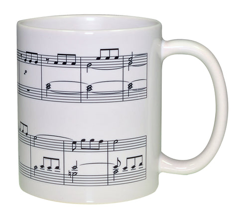 Beethoven Symphony Number 5 Music Wraparound Coffee or Tea Mug