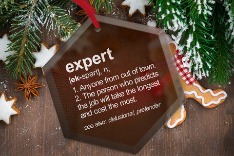 Expert Definition Beveled Glass Christmas Tree Ornament