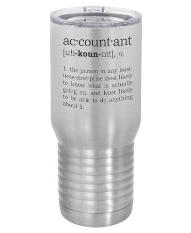 Silver Accountant Definition 20 Oz Polar Camel Travel Mug