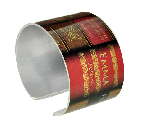 Jane Austen Books Aluminum Cuff