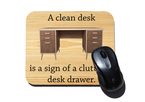 clean desk mouse pad