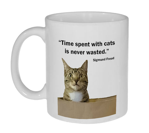 Sigmund Freud Cat Quote Coffee or Tea Mug