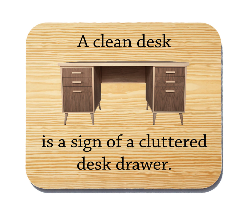 clean desk mouse pad