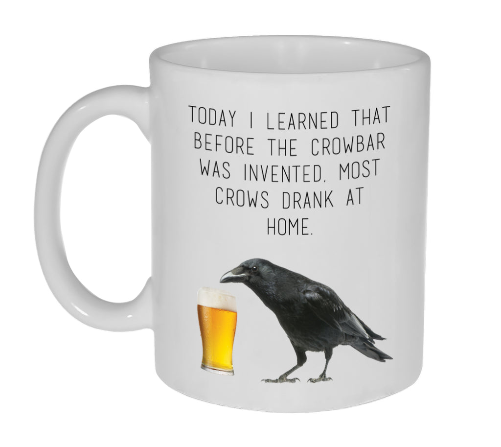 Funny Crowbar- Crows Drinking at Home Coffee or Tea Mug