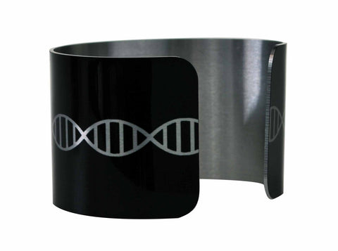 DNA Aluminum Wide Geekery Bracelet