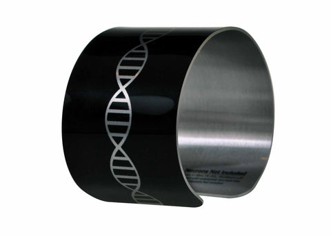 DNA Aluminum Wide Geekery Bracelet
