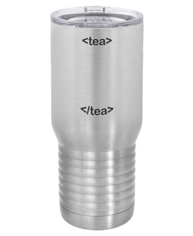Silver HTML Tea 20 Oz Polar Camel Travel Mug
