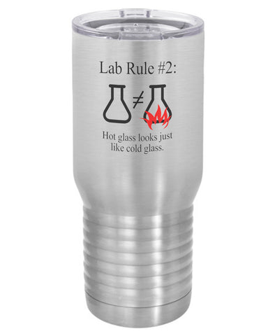 Silver Lab Rule #2  Polar Camel Travel Mug- 20 ounce
