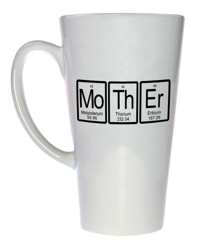 Mother Periodic Table of Elements Coffee or Tea Mug, Latte Size
