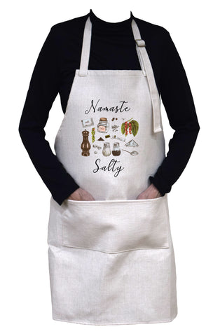 Namaste Salty Adjustable Neck Apron With Large Front Pocket
