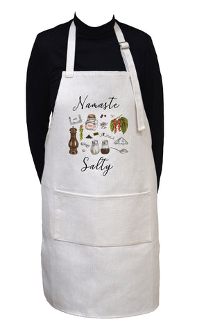 Namaste Salty Adjustable Neck Apron With Large Front Pocket