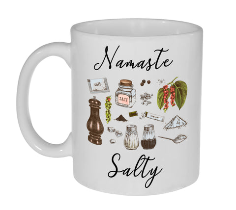 Namaste Salty Coffee or Tea Mug-11 Ounce