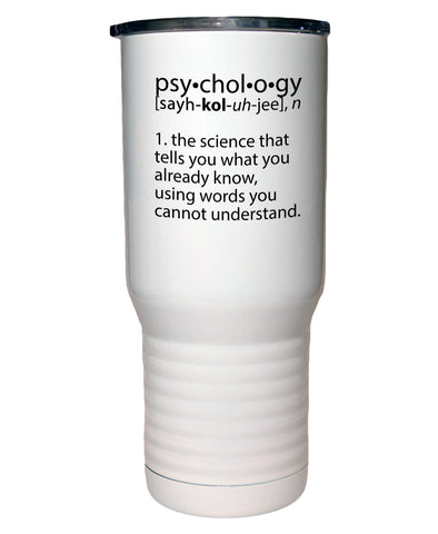 Psychology Definition Polar Camel White Travel Mug- 20 ounce