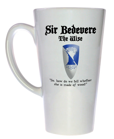 Sir Bedevere - Monty Python and the Holy Grail Coffee or Tea Mug, Latte Size