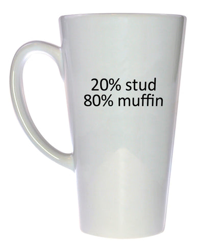 Stud Muffin Coffee or Tea Mug, Latte Size