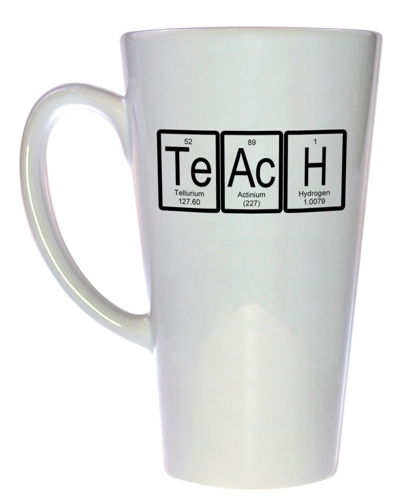 Teach - Periodic Table of Elements Coffee or Tea Mug, Latte Size