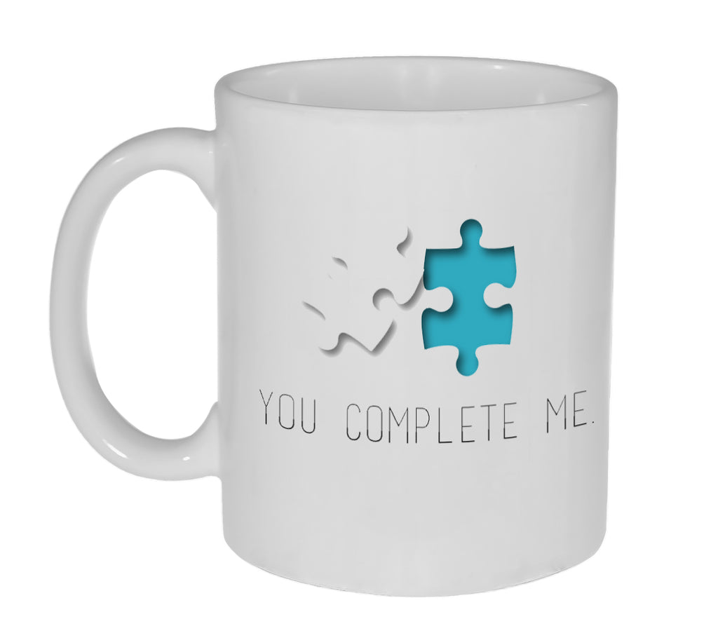 You Complete Me - Puzzle Pieces- 11oz Coffee or Tea Mug