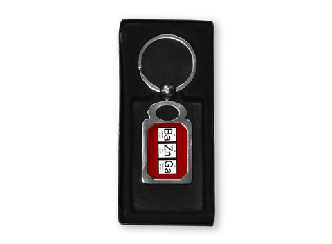  Bazinga Periodic Table Metal Key Chain in gift box