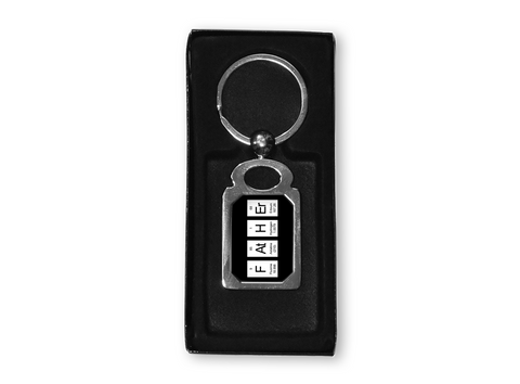 Father Keyring - Periodic Table of Elements Spelling Father
