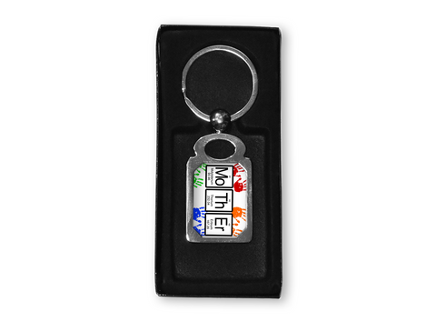 Mother Periodic Table of Elements Metal Key Chain
