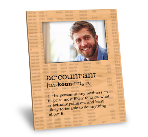 Accountant Definition Picture Frame