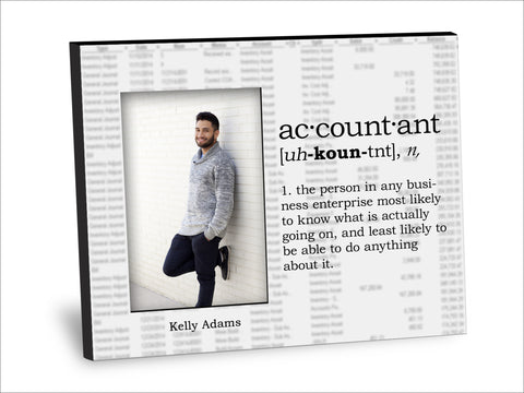 Accountant Definition Picture Frame