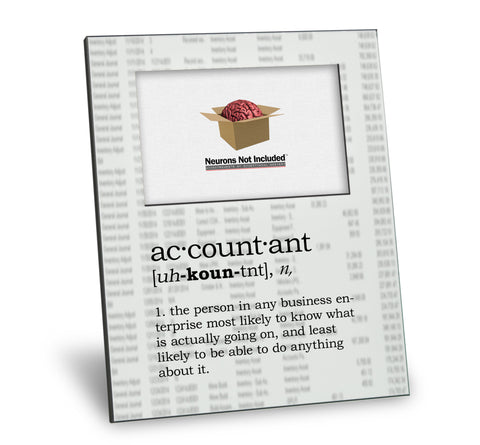 Accountant Definition Picture Frame