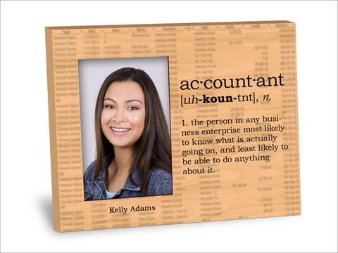 Accountant Definition Picture Frame