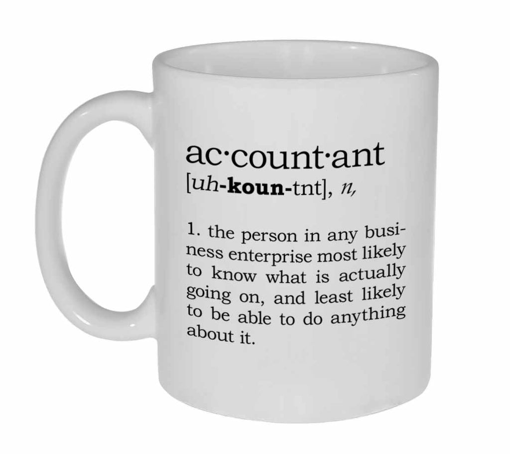 Accountant Definition Coffee or Tea Mug