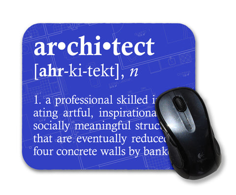 Architect Definition Funny Quote Mouse Pad