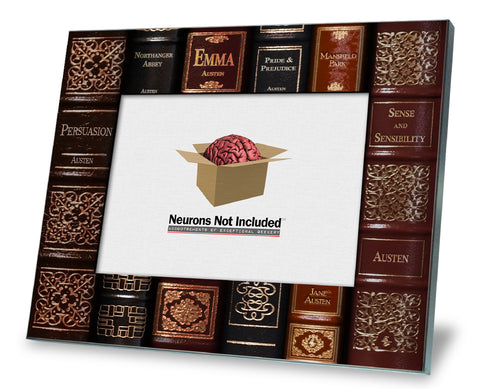 Jane Austen Novels Picture Frame for 5x7 photo