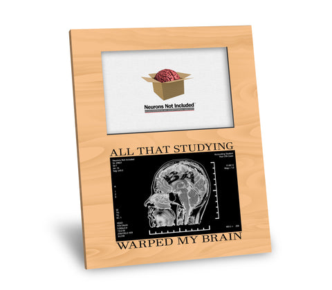 BA Degree Picture Frame - All That Studying Warped My Brain