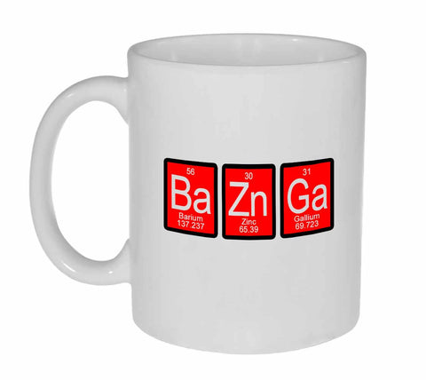 Red Bazinga Periodic Table Coffee or Tea Mug