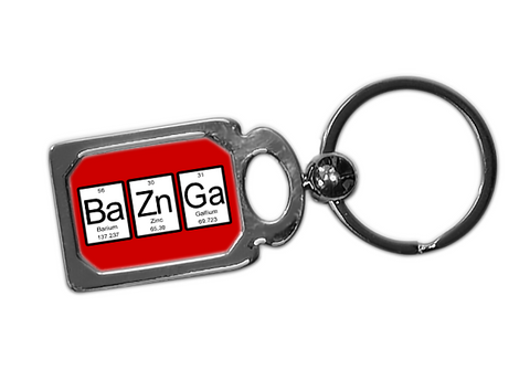  Bazinga Periodic Table Metal Key Chain