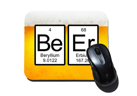 Beer Periodic Table of Elements Mouse Pad