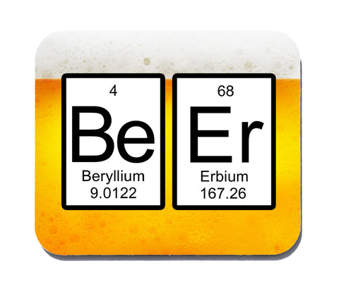 beer periodic table mouse pad