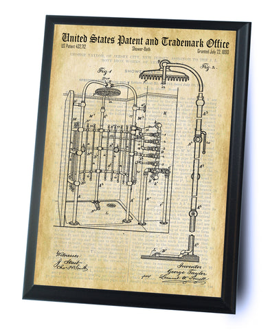 Shower Patent- Historic Bathroom Patents Series